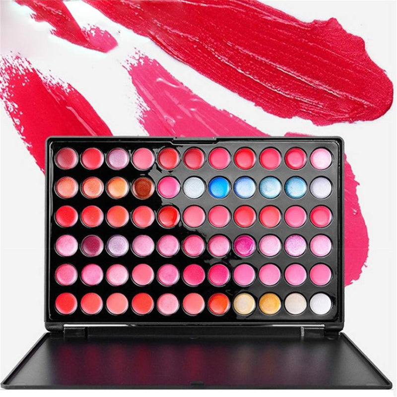 FantasyDay® Pro 88 Colors Cream Lip Gloss Makeup Palette Cosmetics Contouring Kit - Ideal for Professional and Daily Use - NewNest Australia