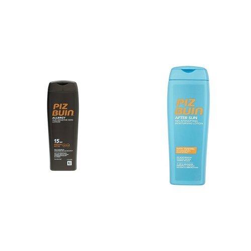 Piz Buin Allergy Lotion SPF 15 Medium 200 ml & Piz Buin After Sun Tan Intensifier After Sun Lotion 200ml Duo Set Piz Buin Allergy Lotion SPF 15 Medium 200 ml & Piz Buin After Sun Tan Intensifier After Sun Lotion 200ml Duo Set - NewNest Australia