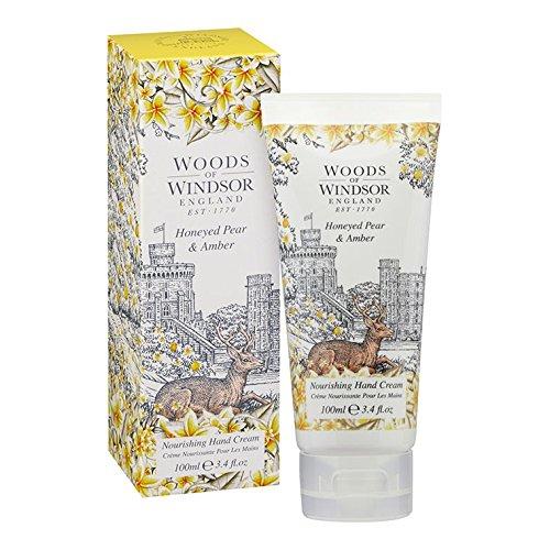 Woods of Windsor Honeyed Pear & Amber Nourishing Hand Cream for her, Ivory - NewNest Australia