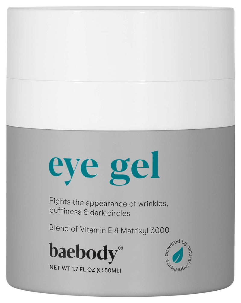 Baebody Eye Gel for Under and Around Eyes to Smooth Fine Lines, Brighten Dark Circles and De-Puff Bags with Peptide Complex and Soothing Aloe, 1.7 Ounces - NewNest Australia