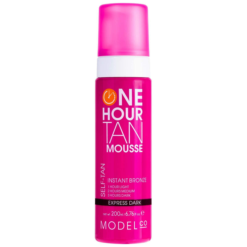 MODELCO One Hour Tan Express Dark Tan Mousse 200ml, free of any fragrances - NewNest Australia