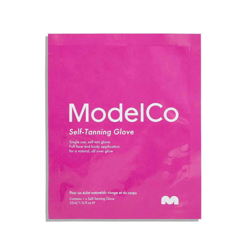 ModelCo Self-Tanning Glove - Single Use - Full Face and Body Application - Natural All Over Glow - 1 pc 32 ml / 1.12 oz - NewNest Australia