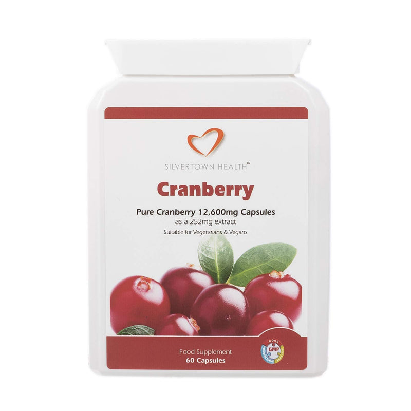 Cranberry Capsules - 12600mg - High Strength, Premium Cranberry Fruit Extract Equivalent to 12,600mg Of Whole Cranberry Fruit Per Capsule - 60 Capsules - NewNest Australia