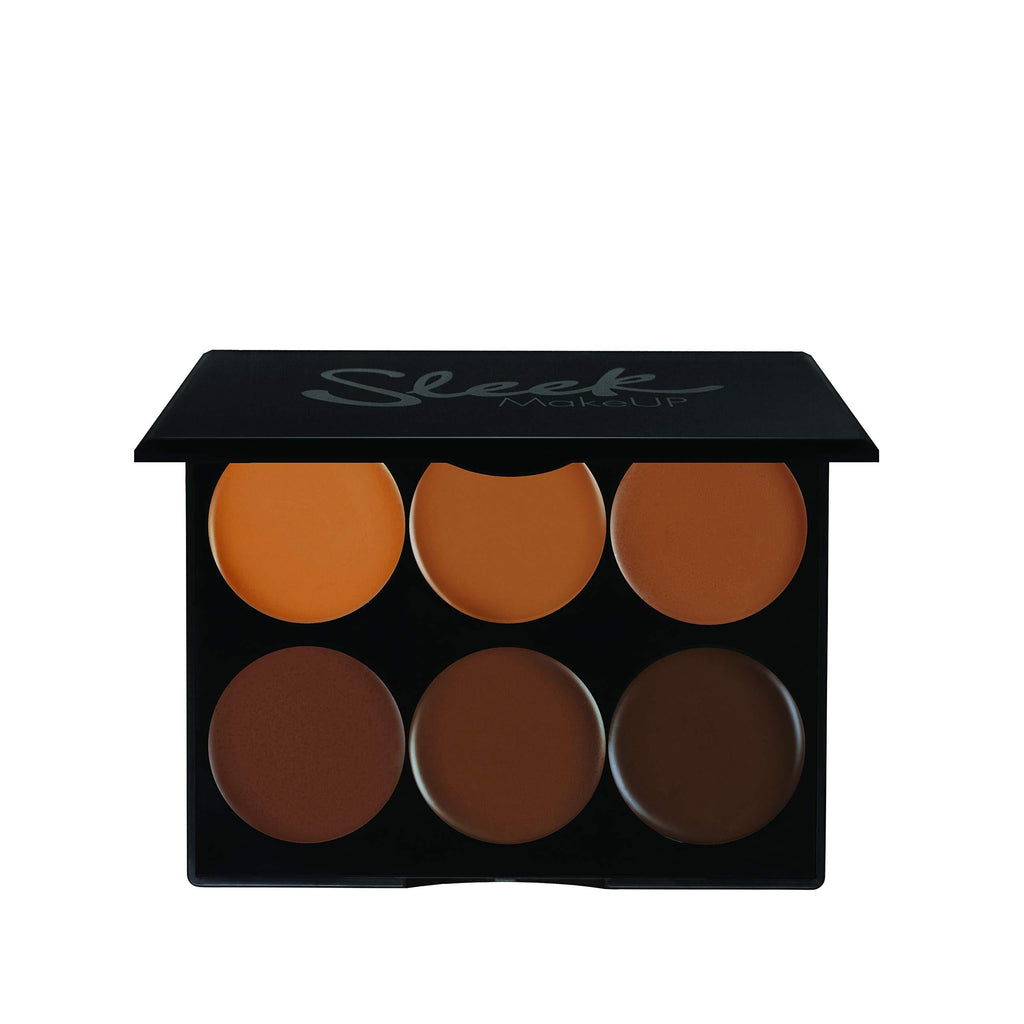 Sleek MakeUp Cream Contour Kit, Easily Blendable, Smooth and Long Lasting Contour Palette, Extra Dark, 12g - NewNest Australia