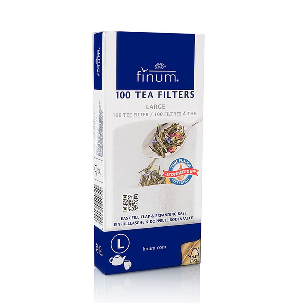 Finum Tea Filter Paper, White, L - NewNest Australia
