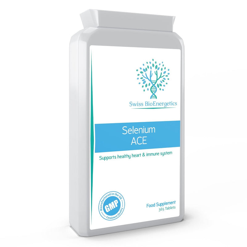 Selenium ACE 50mcg 365 Tablets - 1 Year Supply of Balanced Formula Selenium with Vitamins A, C & E – Supports The Immune System & Provides Key Antioxidants - NewNest Australia