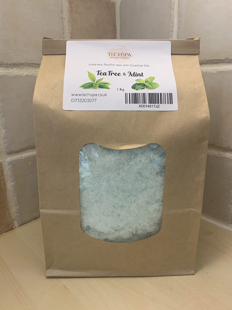 Paraffin Wax Tea Tree and Mint (1 kilo - 1000 grams) Made in UK. - NewNest Australia