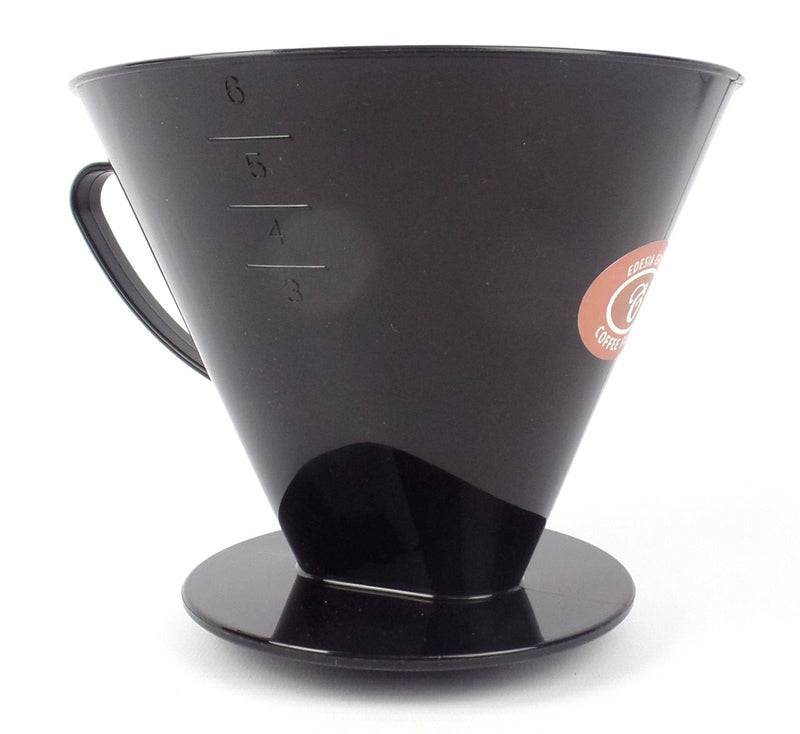 Size 6 Plastic Coffee Filter Dripper Cone by EDESIA ESPRESS - NewNest Australia