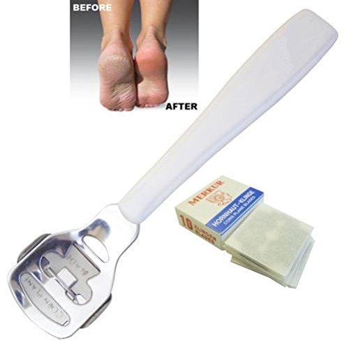 CALLUS REMOVER Hard Dead Skin CORN Cutter Shaver Pedicure FOOT TOOL + 10 BLADES - NewNest Australia