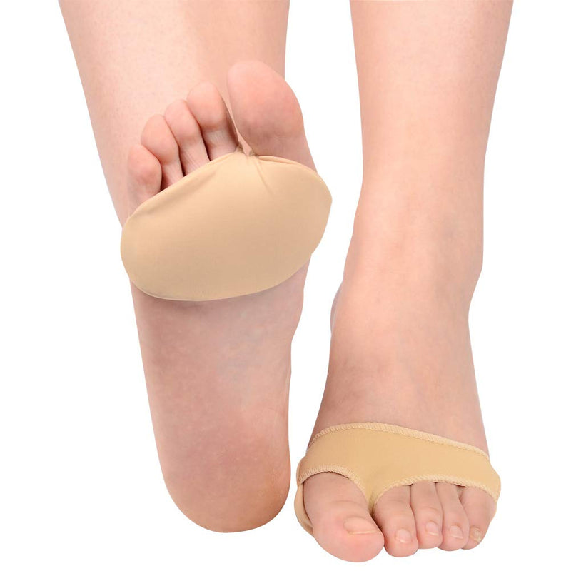 SOUMIT Metatarsal Pads, Forefoot Cushion Pads with Soft Silicone Metatarsal Gel Protector Cushion Pads Relieve Pain for Hard Skin Calluses Arthritis (EU 35-40 / UK 3-7) S UK3-7 Footpads - NewNest Australia