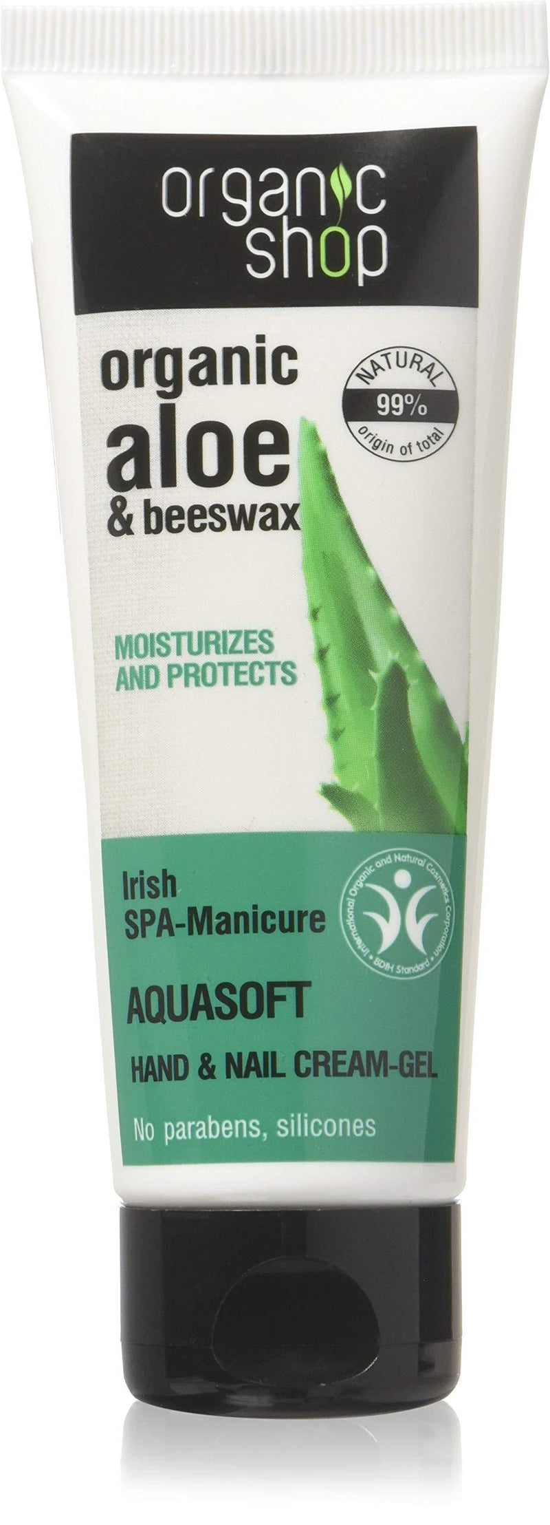 Organic Shop Irish Spa-Manicure Hand and Nail Cream-Gel, 75 ml - NewNest Australia