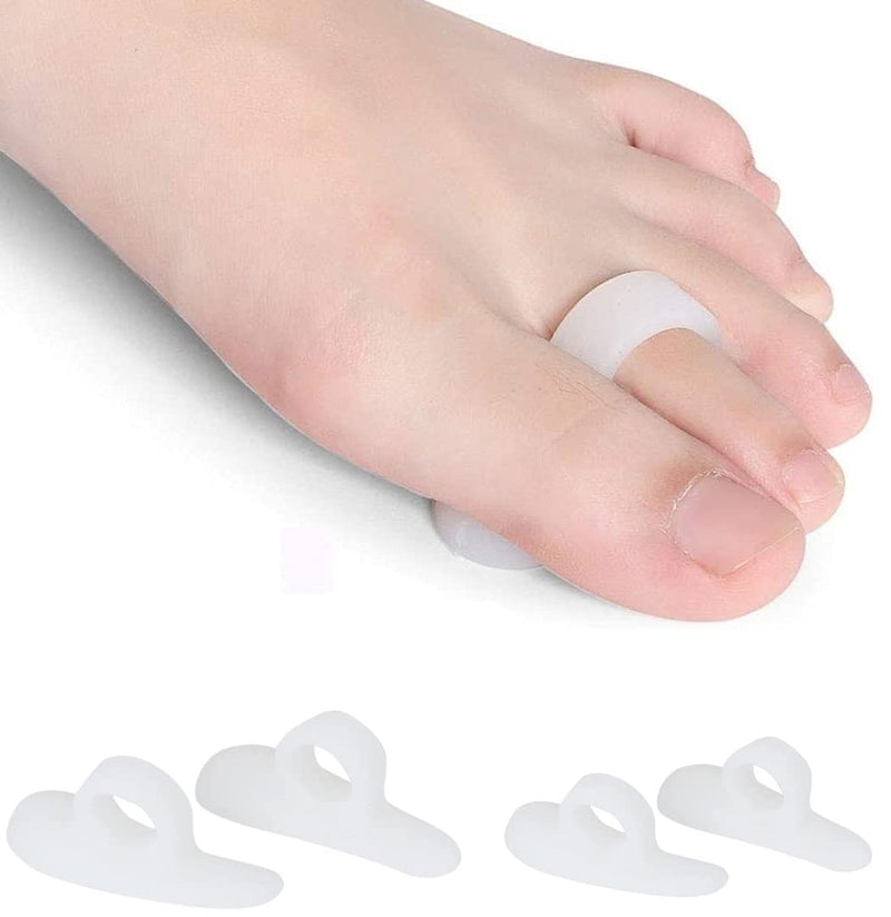 PEDIMEND Silicone Gel Toe Straightener (2PAIR - 4PCS) - Toe Separators For Hammer Toes - Claw Toe Corrector - Reduces Toe & Foot Discomfort - For Men & Women - Foot Care - NewNest Australia