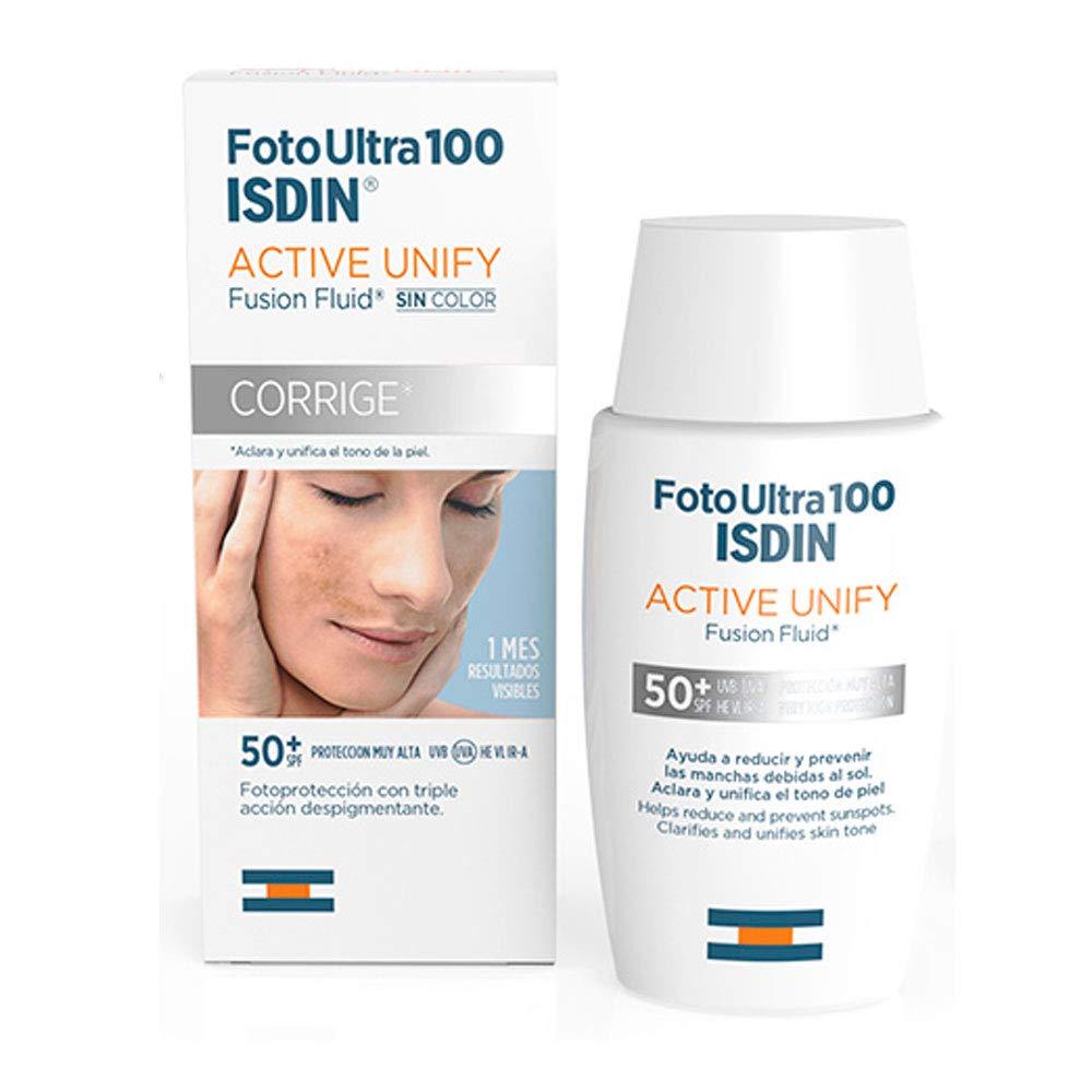 ISDIN FotoUltra Active Unify Sunscreen Fusion Fluid SPF 50+ - NewNest Australia