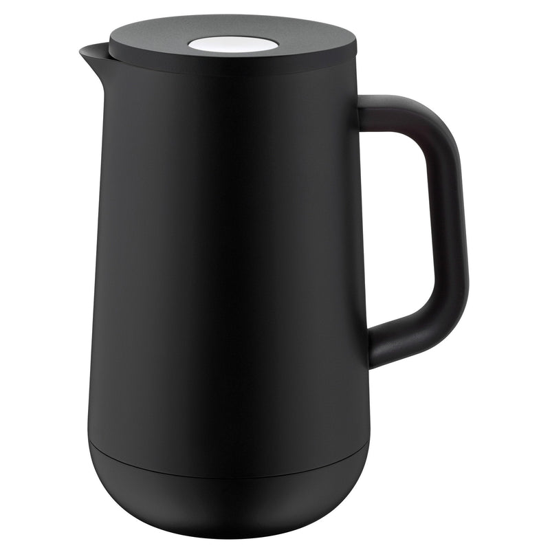 WMF 690687390 Impulse Thermos Jug 1 Litre Insulated Tea or Coffee Jug with Press Seal Keeps Drinks Cold & Warm for 24 Hours Black - NewNest Australia