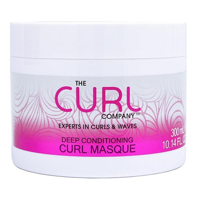 The Curl Company Deep Conditioning Curl Masque (300 ml) - Deeply Nourishes Dry damaged Curls, Ideal for Waves, Curls and Coils, Professionally Formulated with Curplex and Nourishing Moringa Oil - NewNest Australia