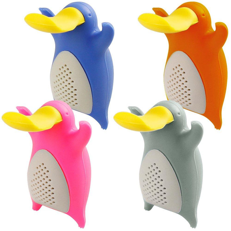 FineGood Tea Infusers for Loose Leaf Tea, Set of 4 Pack Platypus Silicone Tea Filter Strainers - NewNest Australia