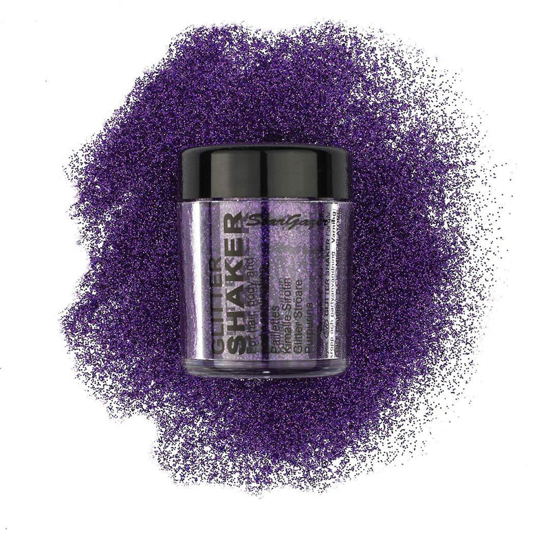 Stargazer Plush Glitter Shaker, Violet. Cosmetic glitter powder for use on the eyes, lips, face, body, hair and nails. - NewNest Australia