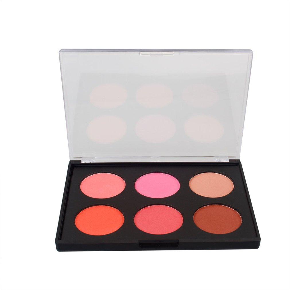 FantasyDay® Professional 6 Colors Pressed Powder Blush Cheeks Blushers Makeup Palette Contouring Kit #1 - Ideal for Professional and Daily Use #2 - NewNest Australia