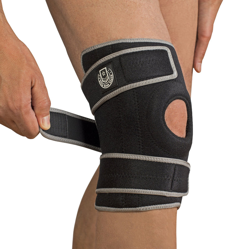 Knee Support - Elite Body Squad Adjustable Neoprene Knee Brace - for Rehab, Sports, Injury Protection, Knee Pain, Knee Replacement Recovery + Arthritis - One Size Fits All - NewNest Australia