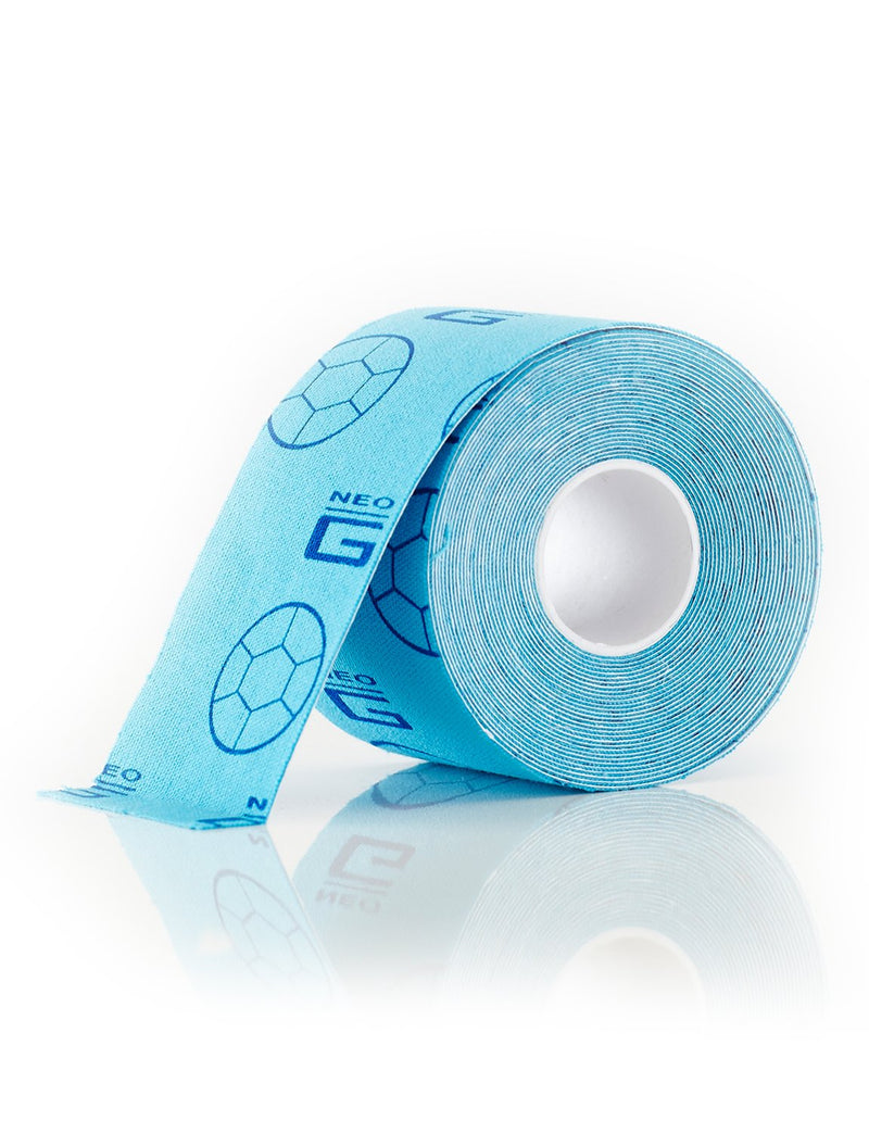 Neo G Kinesiology Tape – Breathable Elastic Therapeutic Sports Tape for Pain Relief, Knee, Shoulder, Ankle, Epicondylitis, Injury Recovery - Water Resistant – Class 1 Medical Grade – Unisex – Blue - NewNest Australia