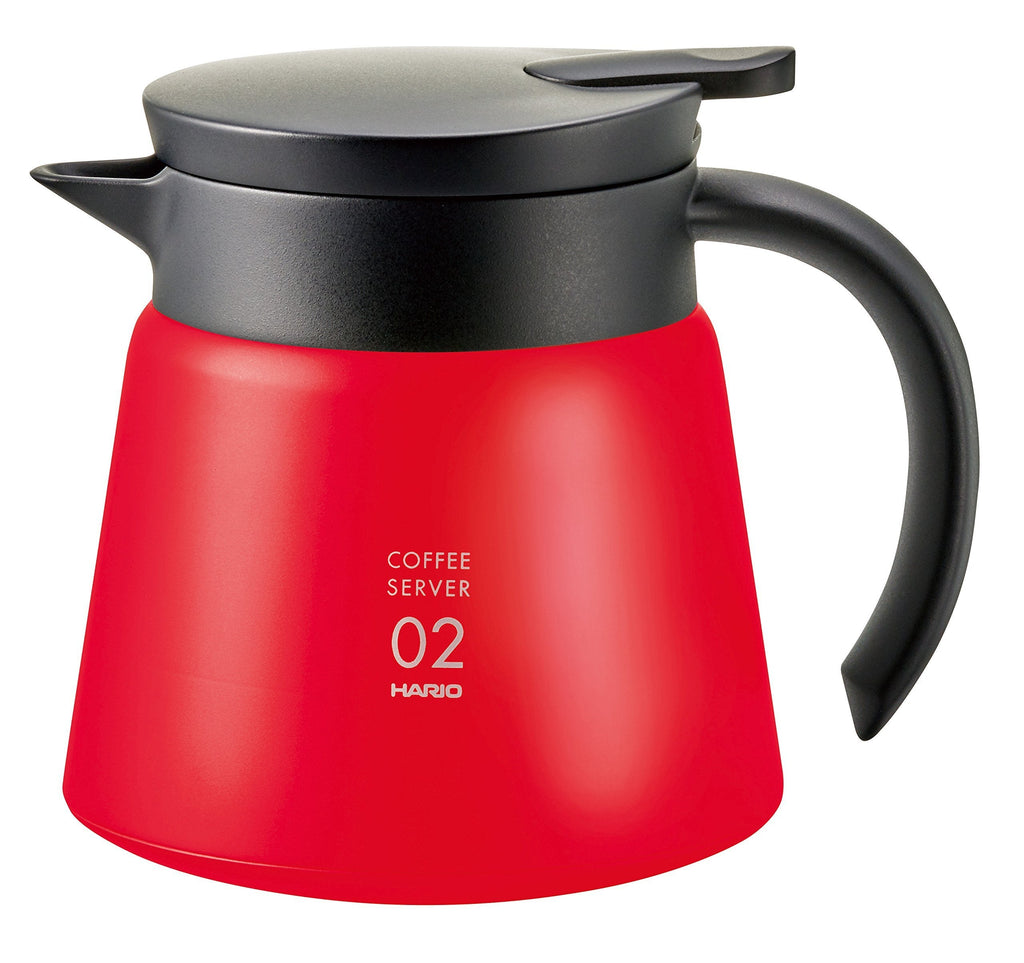 Hario VHS-60R Insulated Stainless Steel Coffee Pot, 60 W 600ml Red - NewNest Australia