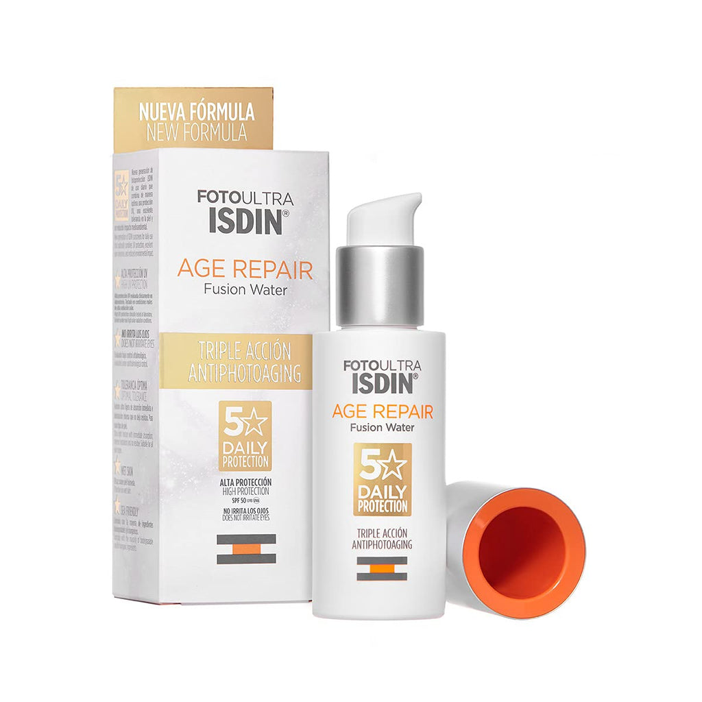 ISDIN FotoUltra Age Repair FW SPF 50 50ml | Daily facial sun cream | Triple anti-ageing action - NewNest Australia