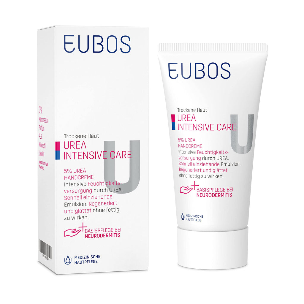 EUBOS UREA INTENSIVE CARE 5% Urea, Dry Skin, Handcream, 75 ml - NewNest Australia