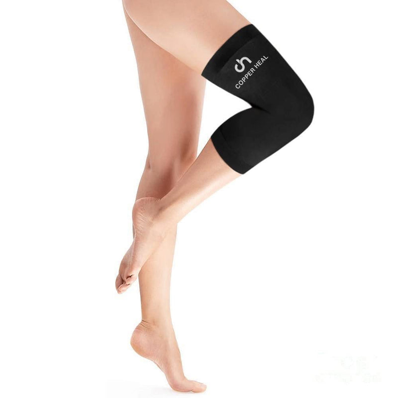 COPPER HEAL Knee Compression Sleeve - BEST Medical Recovery Knee Brace GUARANTEED with Highest Copper Infused Content to Support Stiff Sore Muscles and Joints, Meniscus Tear & Patella Stabilizer Strap M - NewNest Australia