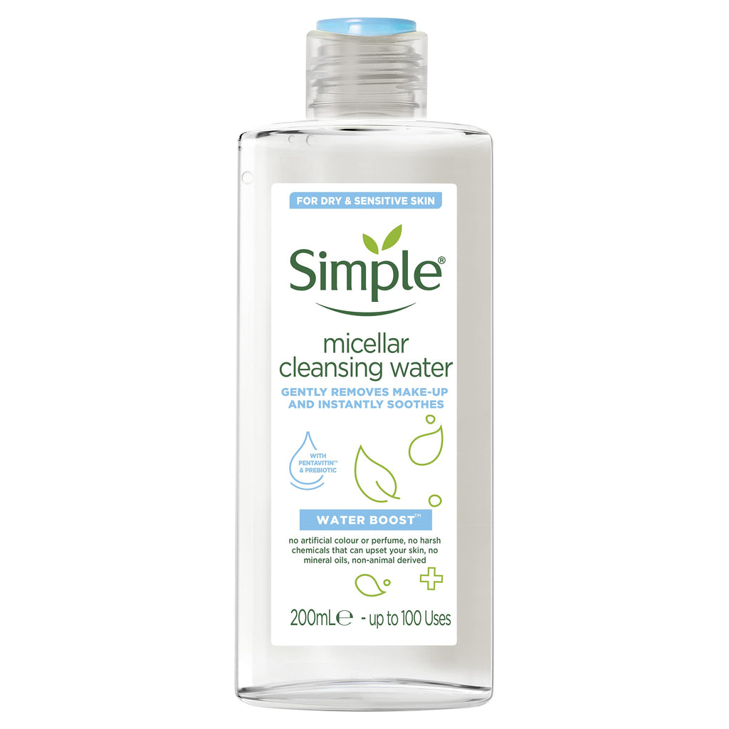 Simple Hydrating Micellar Cleansing Water, 200ml - NewNest Australia