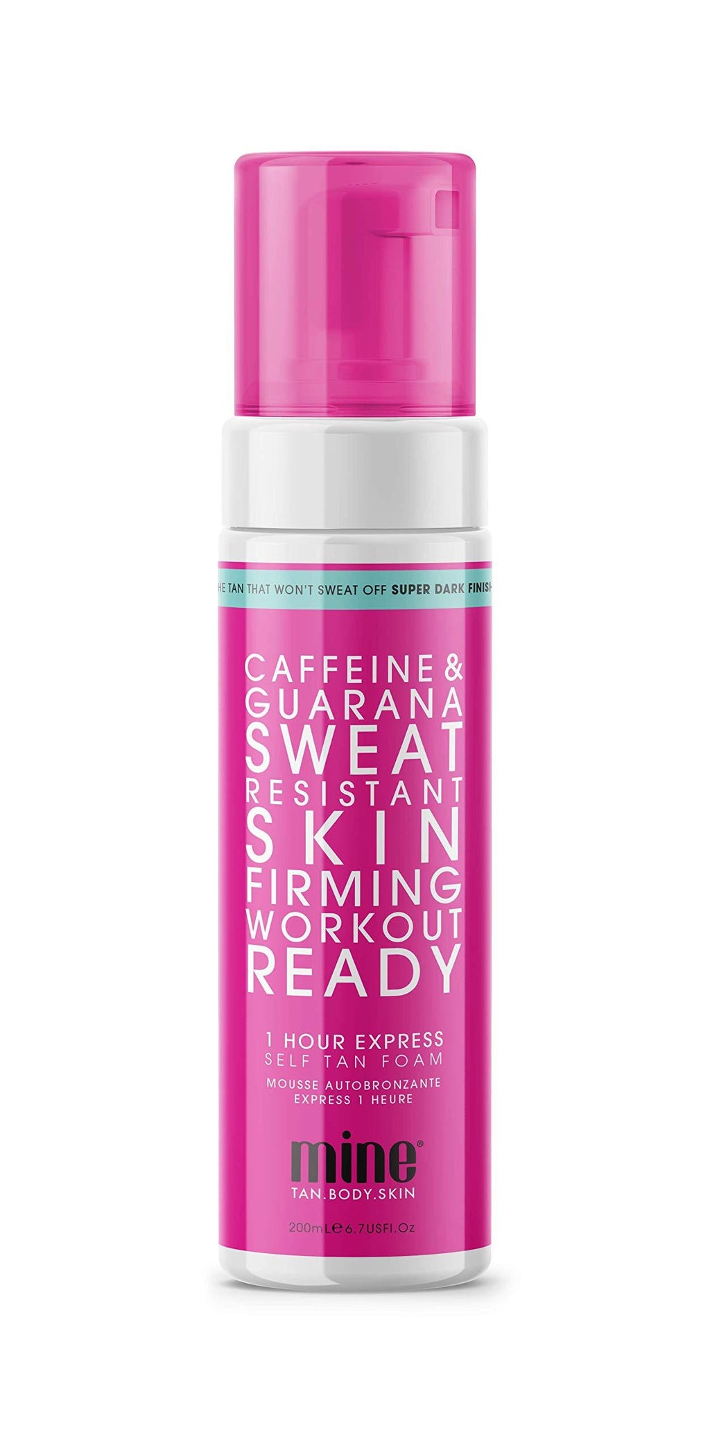 MINETAN BODY.SKIN Workout Ready Self Tan Foam - The Tan That Won't Sweat Off, 1 Hour Express, Sweatproof, Vegan, 200ml - NewNest Australia