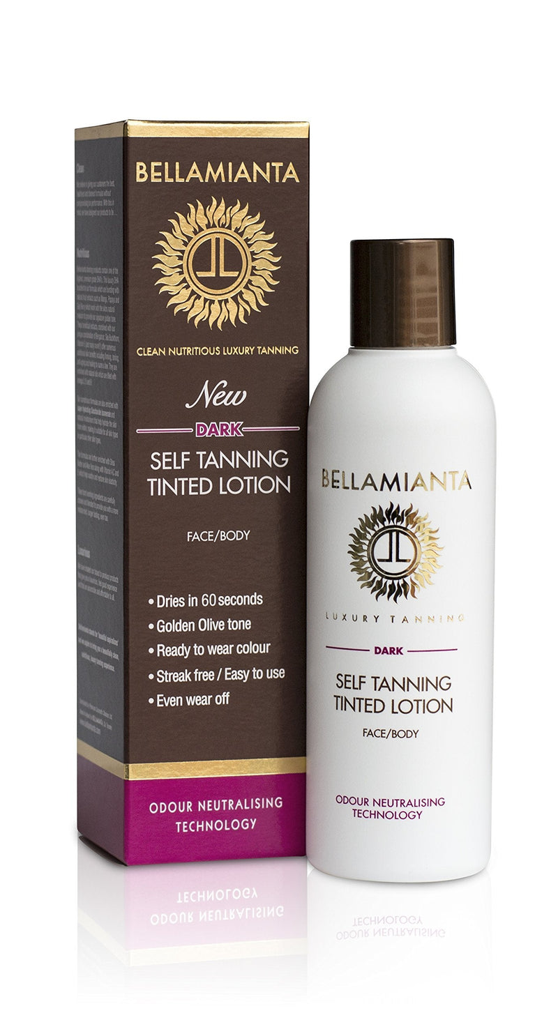 Bellamianta Self Tanning Tinted Lotion, 200 ml, Dark - NewNest Australia