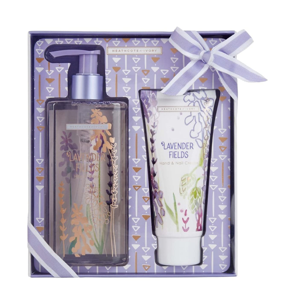 Heathcote & Ivory Lavender Fields Hand Wash and Hand Cream Set - NewNest Australia