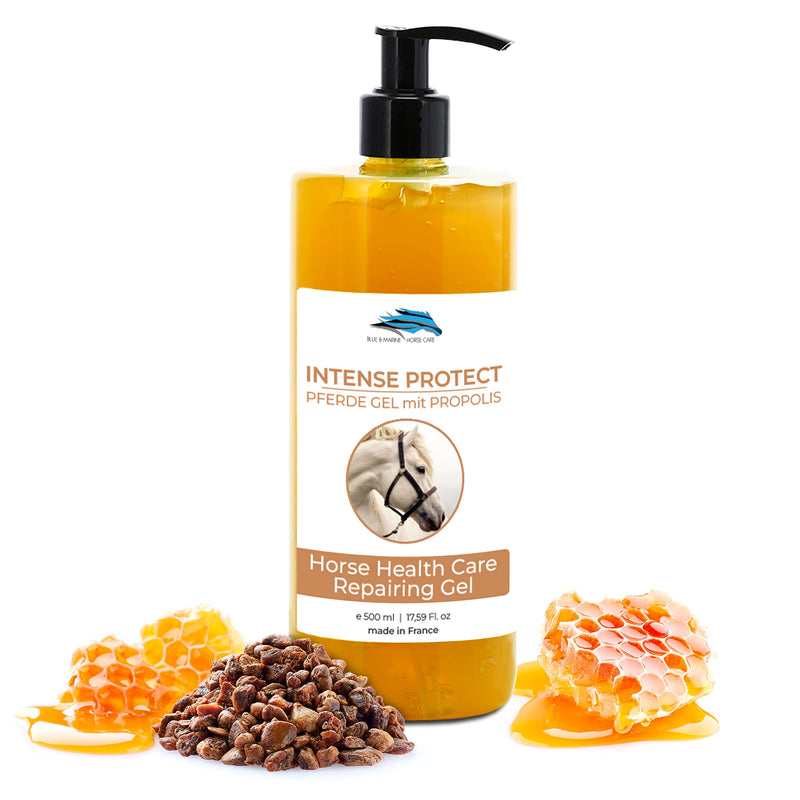 VET Propolis Repair Gel for Horses & Pets (Dogs, Cats) Natural Antibacterial Cream for Wound Healing & Skin Care. Moisturiser Ointment for Dry & Itchy Skin. Pain Relief Balm for Pet Care - 500 ml - NewNest Australia
