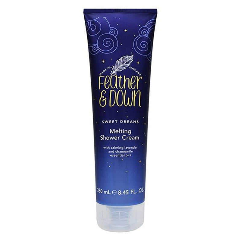 Feather & Down Sweet Dream Melting Shower Cream (250ml) - Clear your skin and mind, wash the daytime stress away and leave your skin feeling beautifully soft and nourished, Cruelty Free - NewNest Australia