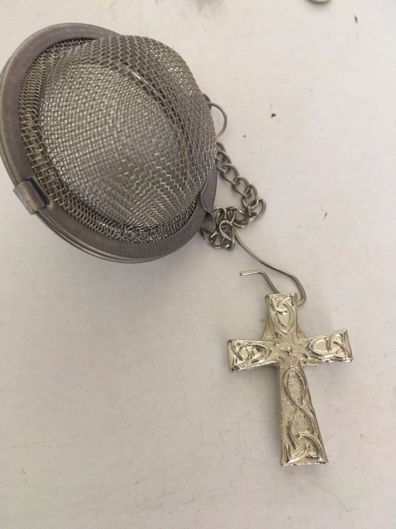 Gothic Celtic Style Cross TG87 Tea Ball Mesh Infuser Stainless Steel Sphere Strainer POSTED BY US GIFTS FOR ALL 2016 FROM DERBYSHIRE UK … - NewNest Australia