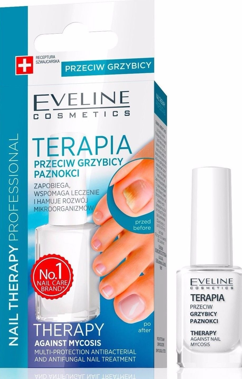 Eveline nail polish for nail fungus; feet and hands, mycosis, 12 ml - NewNest Australia