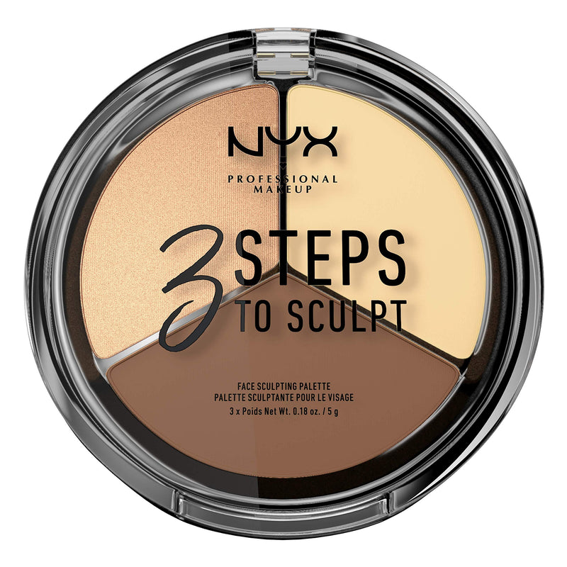 NYX Professional Makeup 3 Steps To Sculpt - Light, 0.079 kg - NewNest Australia