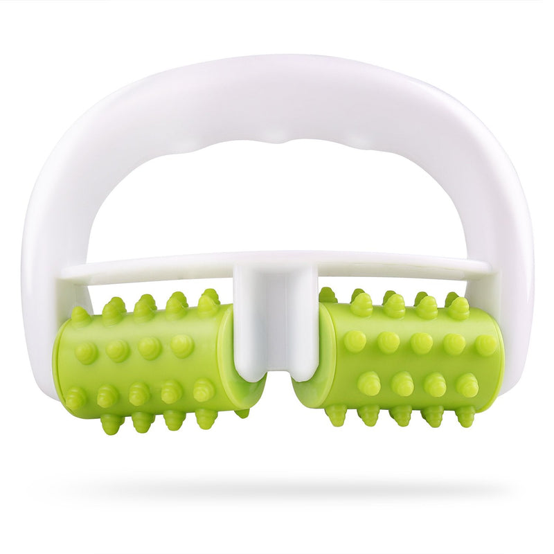 MURLIEN Cellulite Massager, Anti Cellulite Massage Roller for Muscle Soreness and Remove Cellulite, Body Roller Brush for Shoulder, Arms, Buttocks, Back, Abdomen, Legs and Calves – Green/White - NewNest Australia