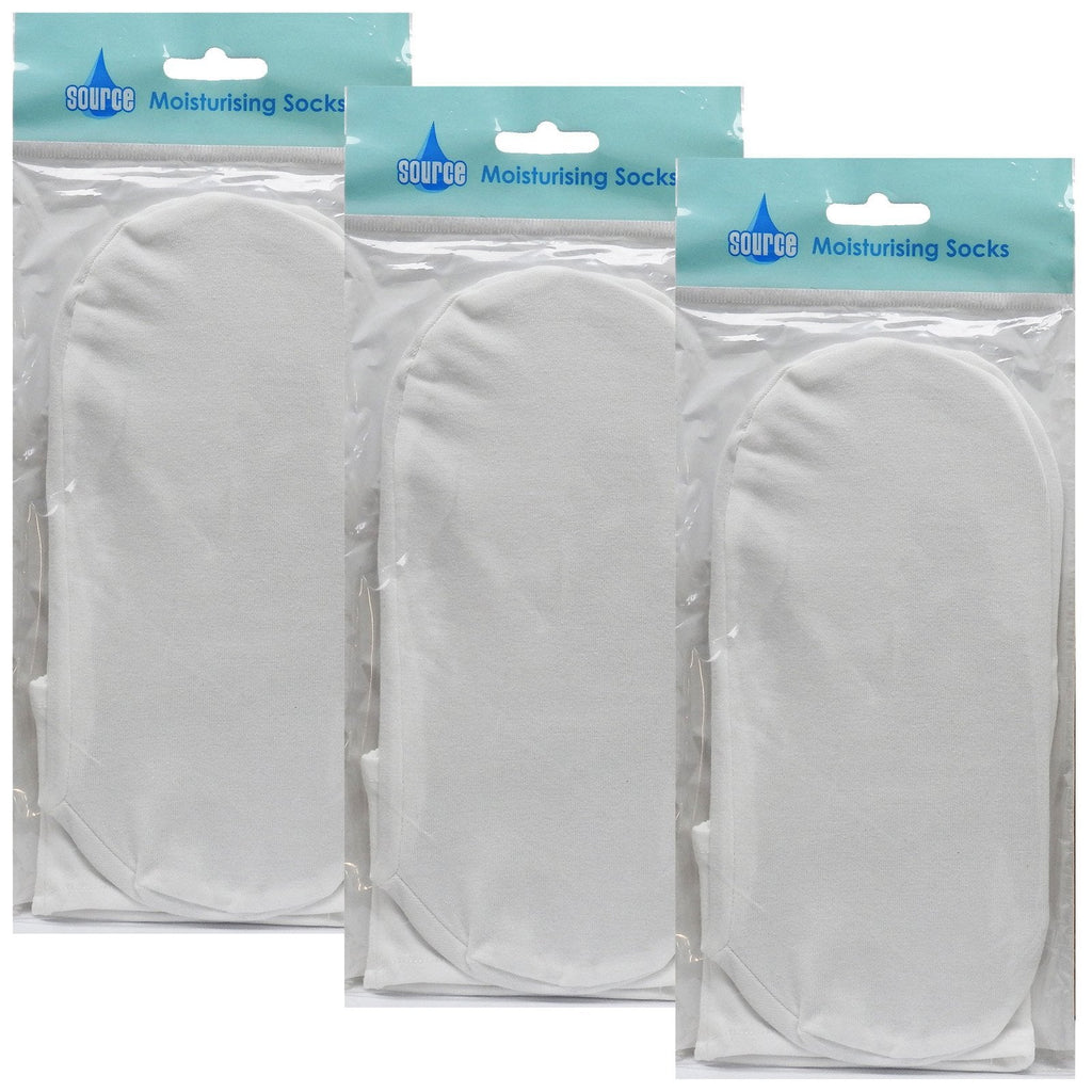 Source Healthcare Cotton Moisturising Cream Retainer Super Soft Overnight Socks, 3 Pair - NewNest Australia