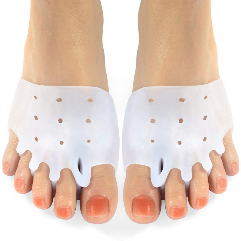Gel Metatarsal Pads 6Pcs, Ball of Foot Cushions with Breathable Honeycomb Toe Separator Mortons Neuroma Callus Metatarsal Foot Pain Relief Bunion Forefoot Cushioning Relief Women - NewNest Australia