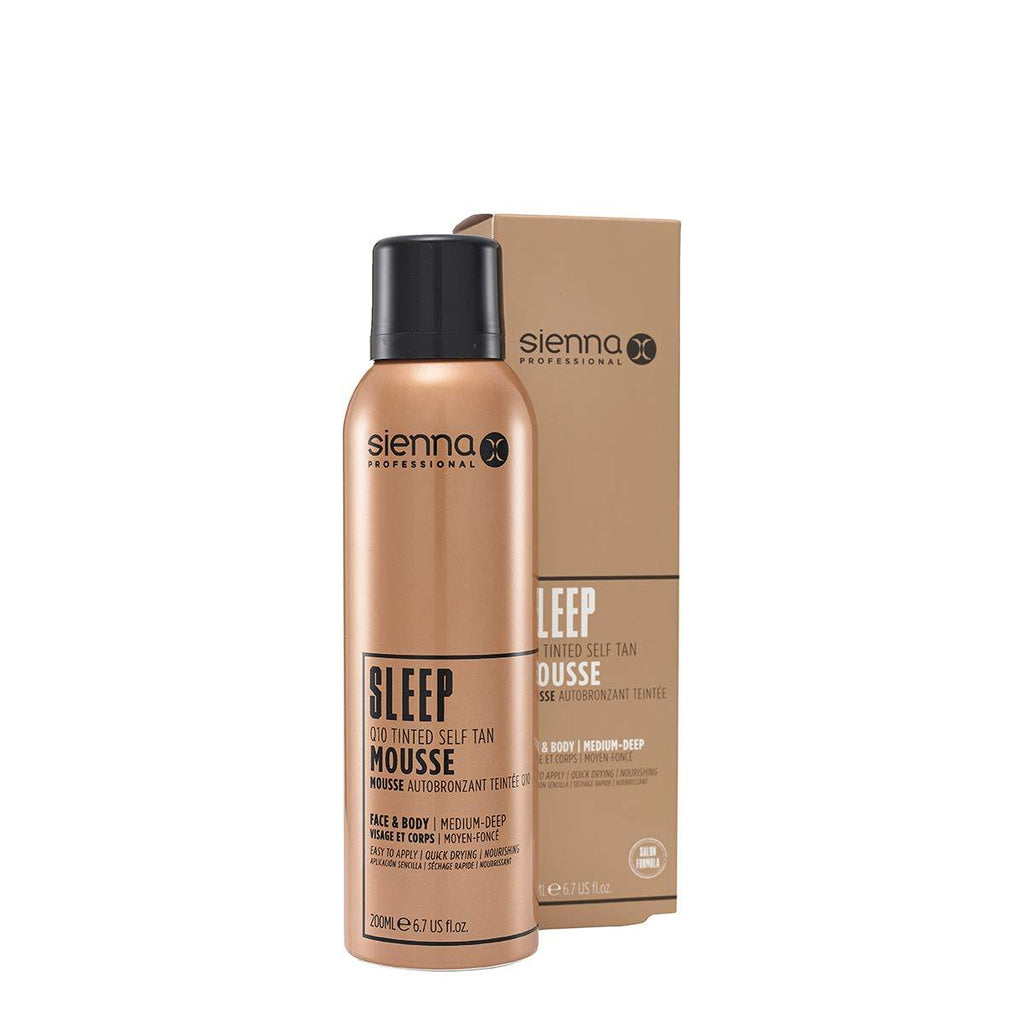 Sienna-X Q10 Self Tan Tinted Mousse 200 ml. Vegan Friendly & Cruelty Free Formula For Face and Body. Quick Drying and Enriched With Vitamin E and Pomegranate For A Flawless Tan. Ideal For New Tanners. - NewNest Australia