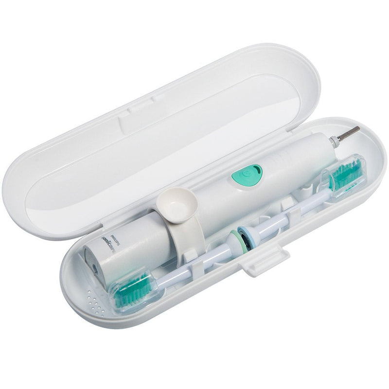 Nincha Portable Electric Toothbrush Travel Case for Philips Sonicare Series-Durable, Environmentally Friendly, Breathable, Food-Safe Plastic Material(White) - NewNest Australia