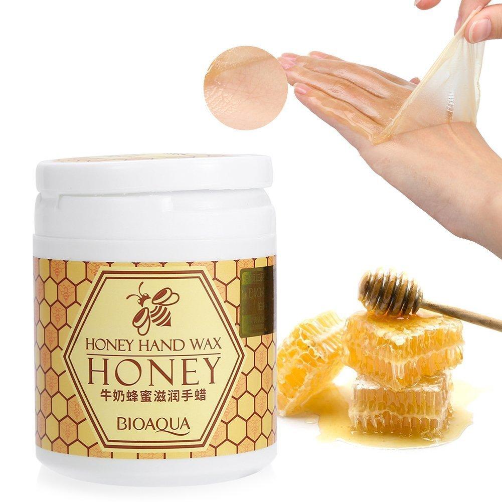 Wax Hand Mask, 170g/Bottle Milk & Honey Exfoliate Hydrating Nourish Whitening Hands Care Tool - NewNest Australia