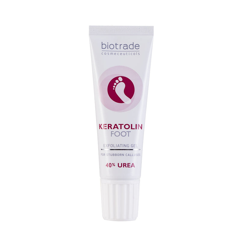 Keratolin Foot Gel For Corns, Calluses and Warts Remover Thickened Skin And Nails Cream Kit 40% Urea 15 ml Knees Elbows And Heels By Biotrade - NewNest Australia