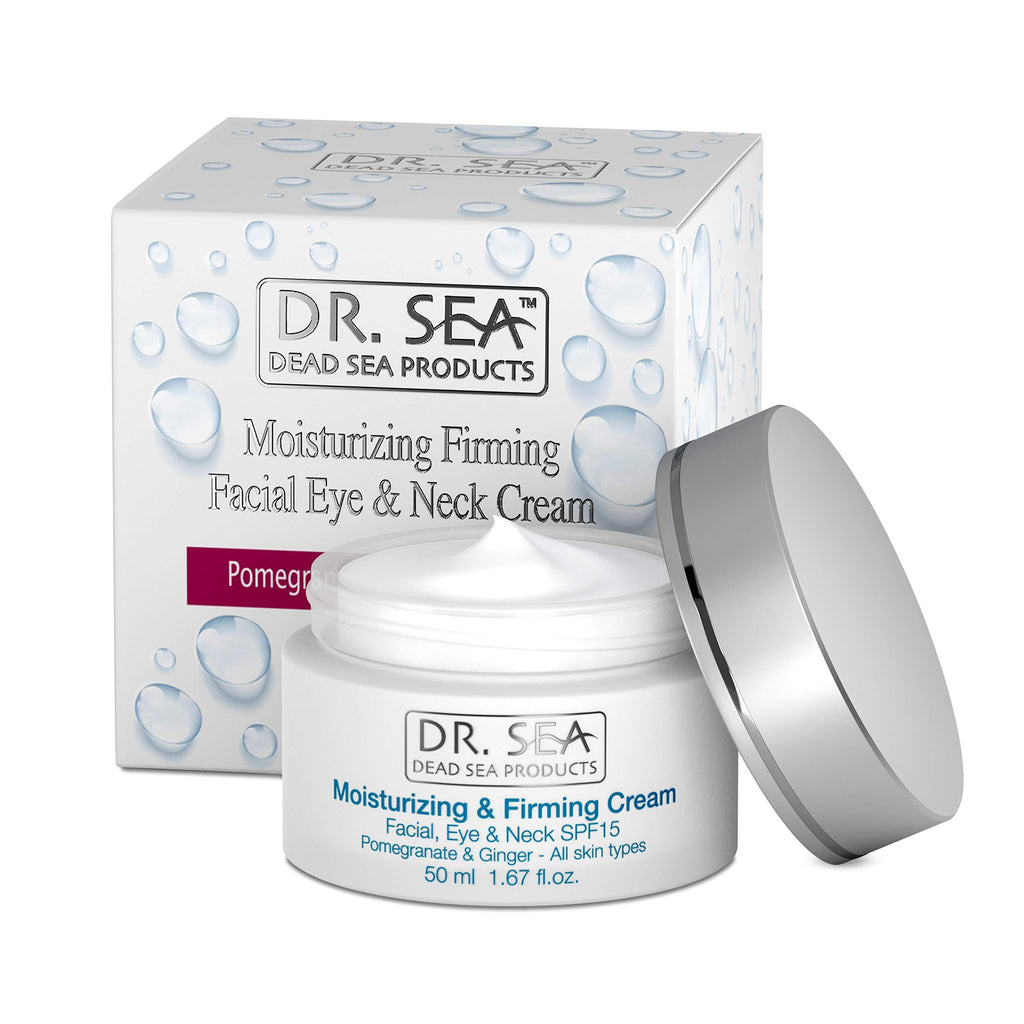 Dr. Sea Moisturising Firming Facial Eye & Neck Cream Pomegranate & Ginger 50ml - NewNest Australia