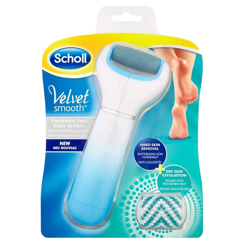 Scholl Velvet Smooth Electric Foot File Pedicure hard Skin Remover with Exfoliating Refill - NewNest Australia