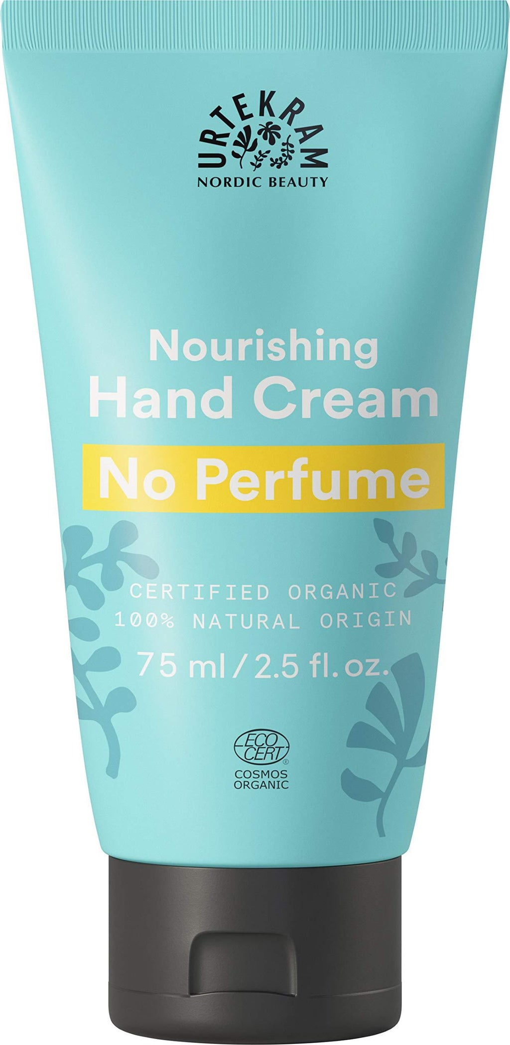 Urtekram No Perfume Hand Cream Organic, Nourishing, 75 ml - NewNest Australia