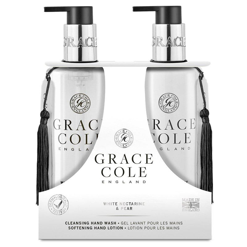 300ml Hand Care Duo by Grace Cole (White Nectarine & Pear) White Nectarine & Pear - NewNest Australia