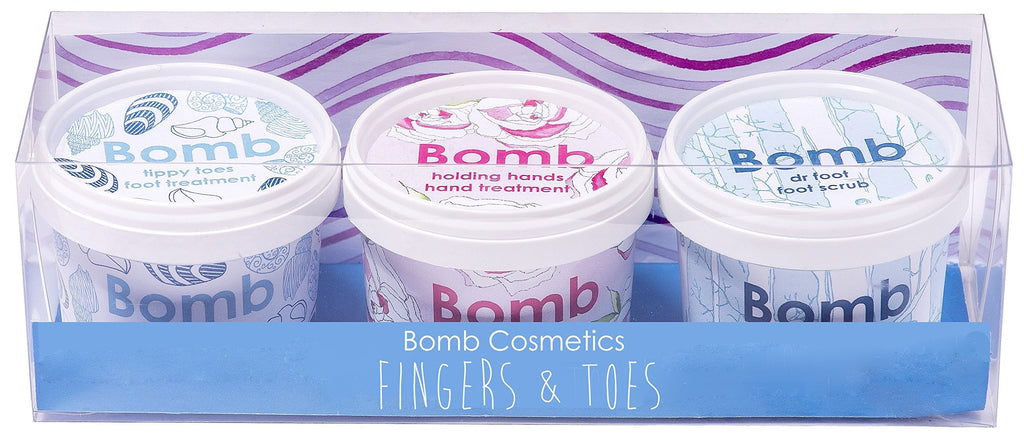 Bomb Cosmetics Fingers & Toes Handmade Hand & Foot Care Gift Pack [3 x 110ml] - NewNest Australia