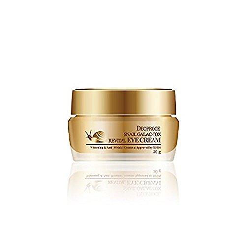 Deoproce Snail Galac Eye Cream (Snail Secretion Filtrate, Galactomyces Ferment Filtrate, Volufiline, Everyday Improve Skin) 30G - NewNest Australia